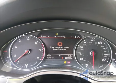 2013 Audi A6 3.0T Premium from USA, damaged, VIN WAUGGAFCXDN050864